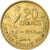 Frankreich, 20 Francs, Guiraud, 1952, Paris, Aluminum-Bronze, SS, KM:917.1