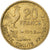 Frankreich, 20 Francs, Guiraud, 1952, Paris, Aluminum-Bronze, SS+, KM:917.1