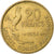 Frankreich, 20 Francs, Guiraud, 1951, Paris, Aluminum-Bronze, SS, KM:917.1