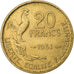 Frankreich, 20 Francs, Guiraud, 1951, Paris, Aluminum-Bronze, SS, KM:917.1