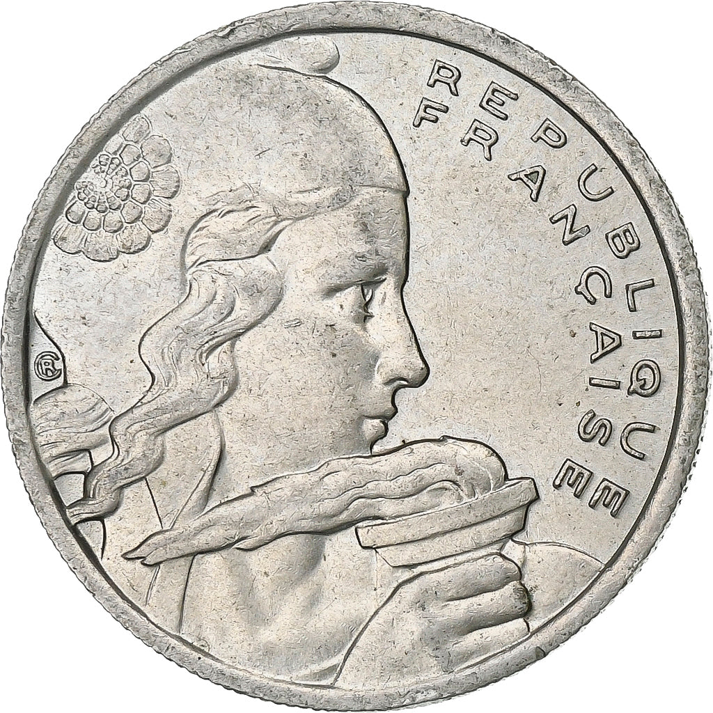 França, 100 Francs, Cochet, 1958, Cobre-níquel, AU(50-53), KM:919.1