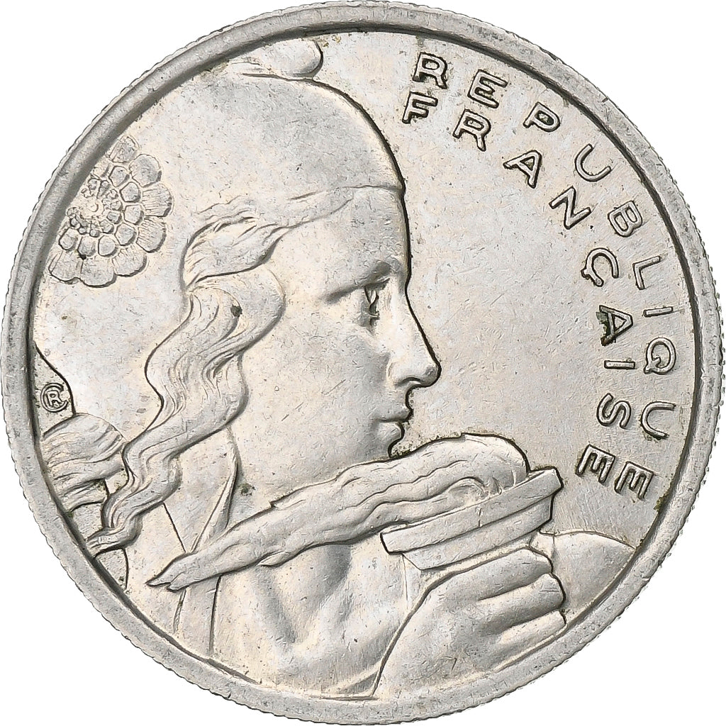 France, 100 Francs, Cochet, 1958, Copper-nickel, EF(40-45), KM:919.1
