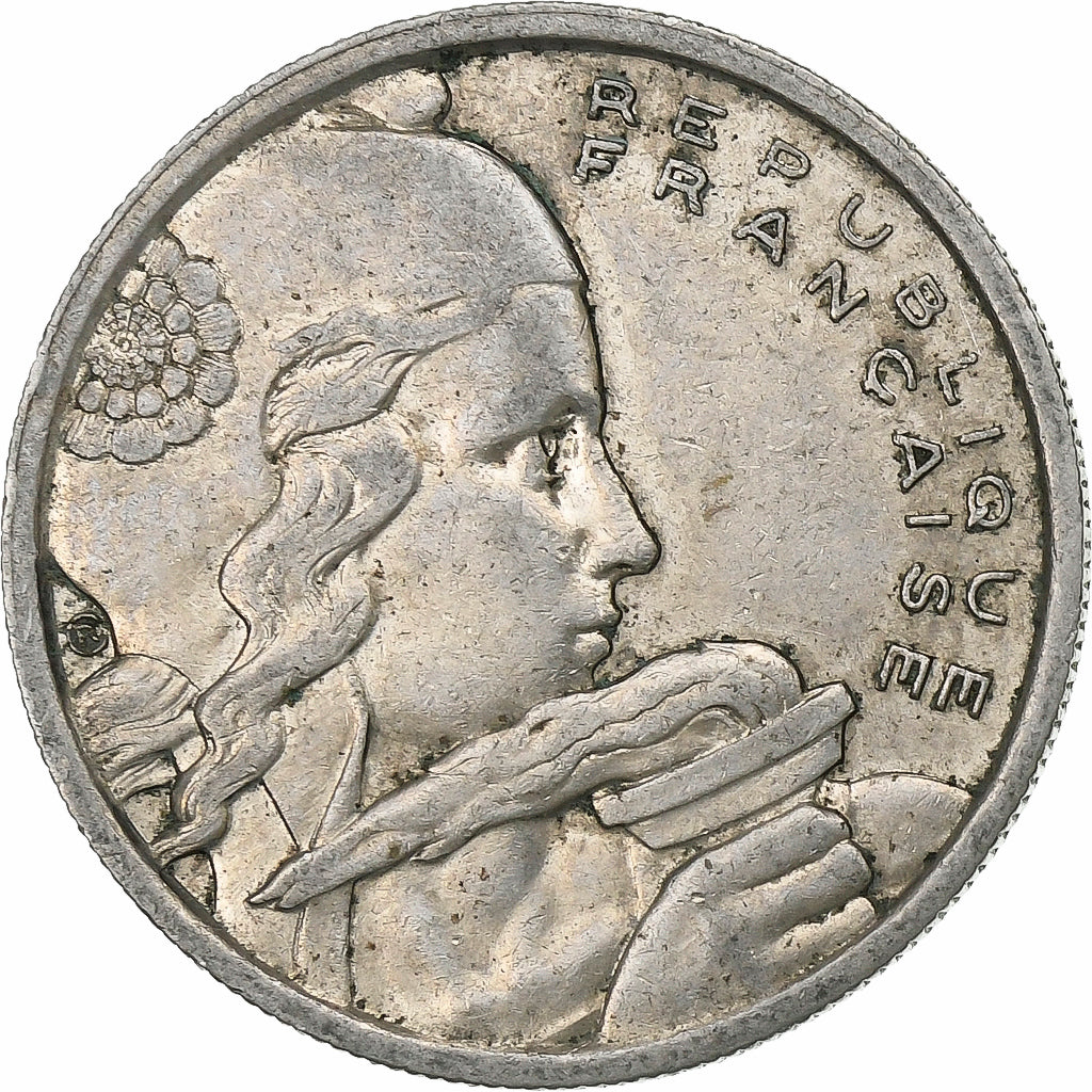 Frankrijk, 100 Francs, Cochet, 1958, Cupro-nikkel, FR+, KM:919.1