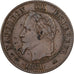 Frankrijk, Napoleon III, 2 Centimes, Napoléon III, 1861, Bordeaux, Bronzen