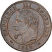 France, Napoleon III, 2 Centimes, Napoléon III, 1862, Strasbourg, Bronze