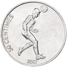 Repubblica Democratica del Congo, 50 Centimes, 2002, Alluminio, SPL+, KM:75