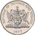 TRINDADE E TOBAGO, 25 Cents, 1977, Cobre-níquel, PROOF DETAILS, KM:32