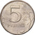 Rusia, 5 Roubles, 1997, Moscow, Cobre - níquel recubierto de cobre, SC, KM:606