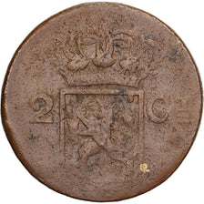 Pays-Bas, SUMATRA, ISLAND OF, 2 Cents, Double Duit, 1837, Utrecht, Cuivre, TB