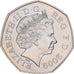 Great Britain, Elizabeth II, 50 Pence, 2009, British Royal Mint, Copper-nickel