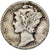 United States, Dime, Mercury Dime, 1940, Philadelphia, Silver, VF(20-25), KM:140