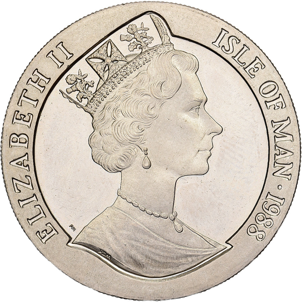 Großbritannien, Elizabeth II, Crown, 1988, Pobjoy Mint, Kupfer-Nickel, VZ