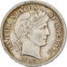 Stati Uniti, Dime, Barber Dime, 1916, Philadelphia, Argento, BB+, KM:113