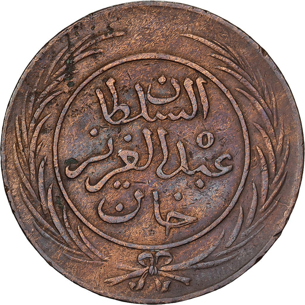 Tunisia, TUNIS, Sultan Abdul Aziz with Muhammad al-Sadiq Bey, 2 kharub