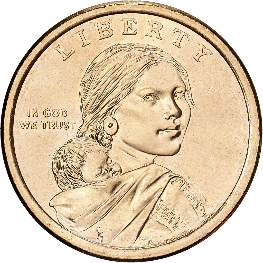 Estados Unidos da América, Dollar, Native American Dollar - Planting crops