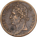 COLONIAS FRANCESAS, Charles X, 5 Centimes, 1825, Paris, Bronce, MBC, KM:10.1