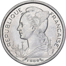 French Somaliland, Franc, 1959, Paris, Aluminum, MS(65-70), KM:8
