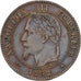 Frankreich, Napoleon III, 2 Centimes, Napoléon III, 1862, Paris, Bronze, SS