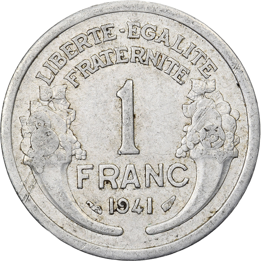 Frankreich, Franc, Morlon, 1941, Paris, Aluminium, SS, KM:885a.1