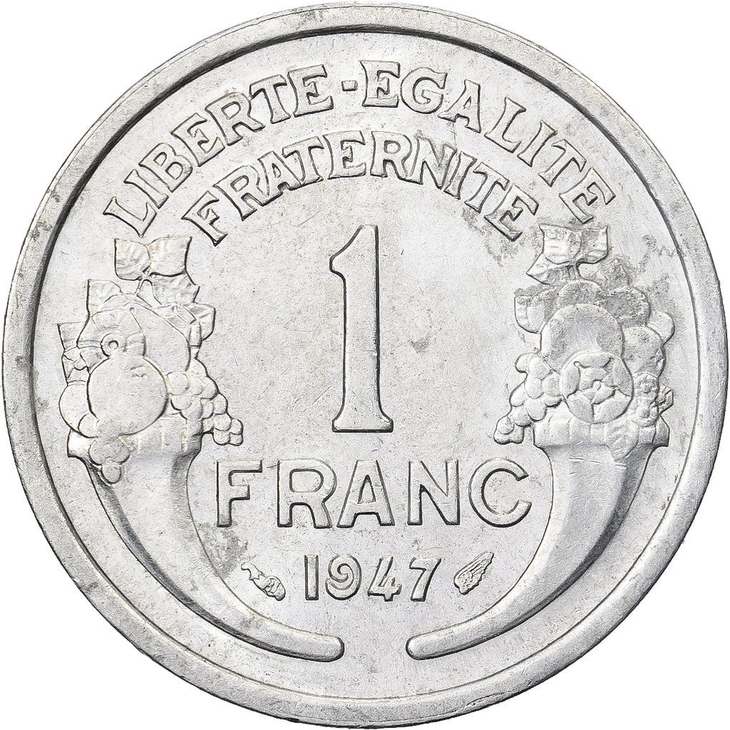 Frankreich, Franc, Morlon, 1947, Paris, Aluminium, SS, KM:885a.1