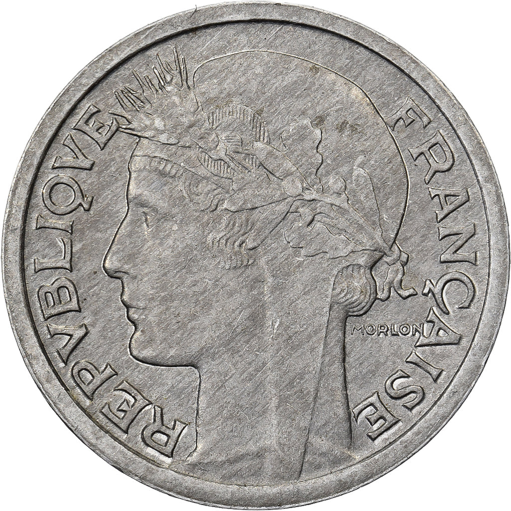 Frankreich, Franc, Morlon, 1946, Paris, Aluminium, SS, KM:885a.1