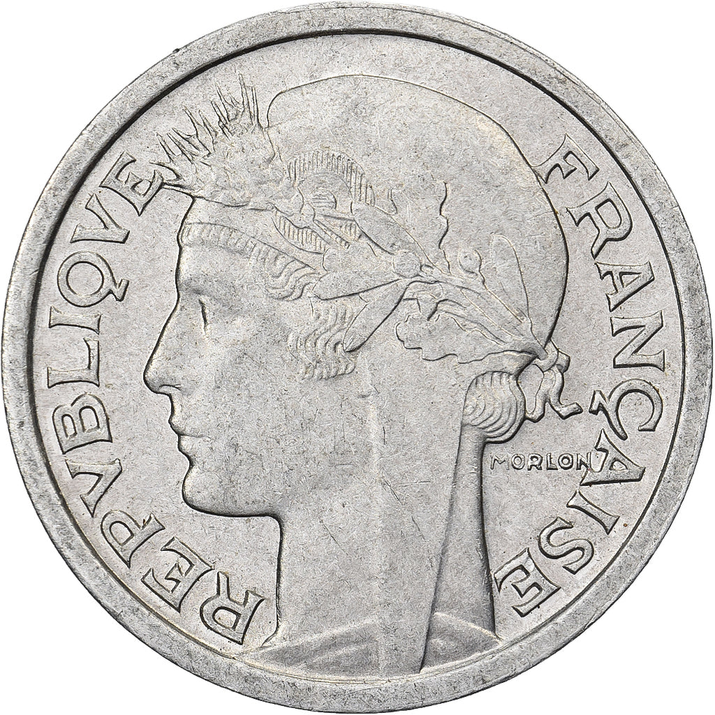 Frankreich, Franc, Morlon, 1949, Paris, Aluminium, VZ, KM:885a.1