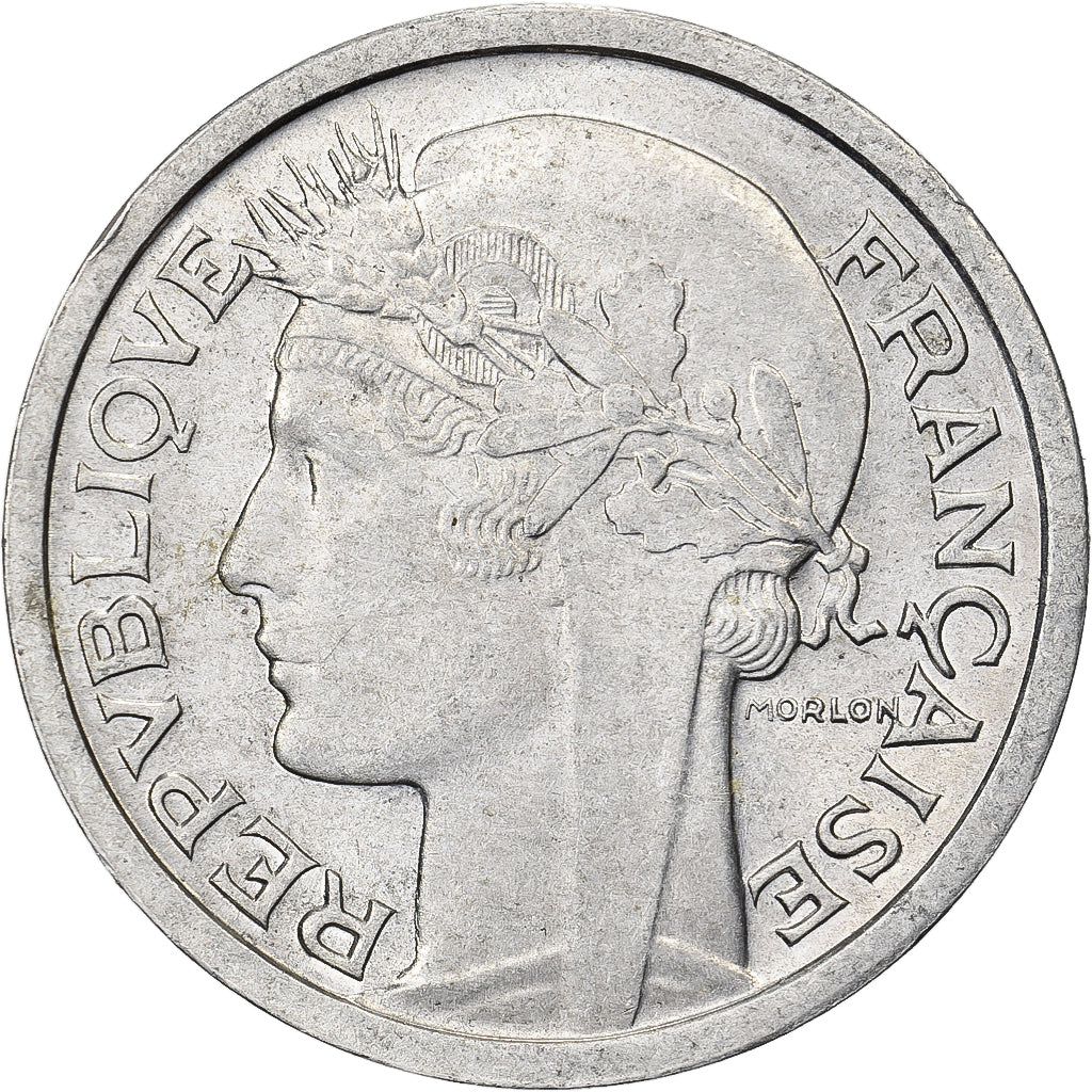 Frankreich, Franc, Morlon, 1949, Paris, Aluminium, VZ, KM:885a.1