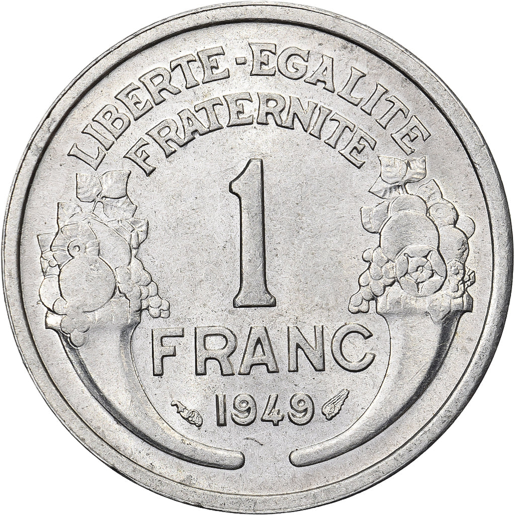 Frankreich, Franc, Morlon, 1949, Paris, Aluminium, VZ, KM:885a.1