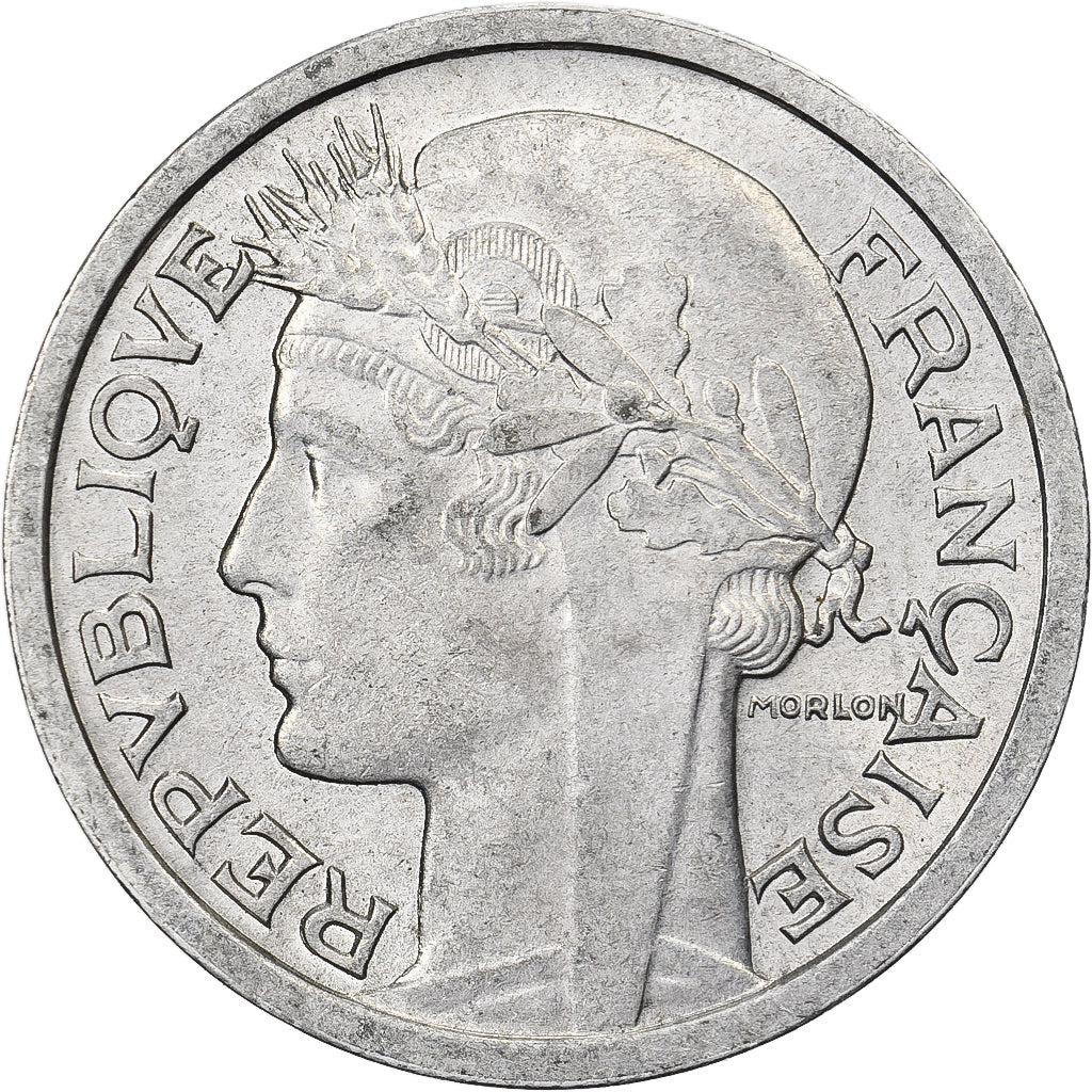 Frankrijk, Franc, Morlon, 1948, Aluminium, ZF, KM:885a.1