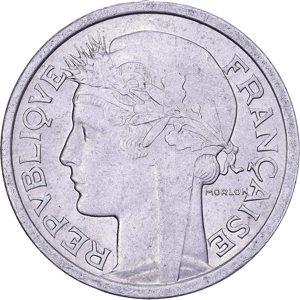 França, Franc, Morlon, 1959, Alumínio, EF(40-45), KM:885a.1