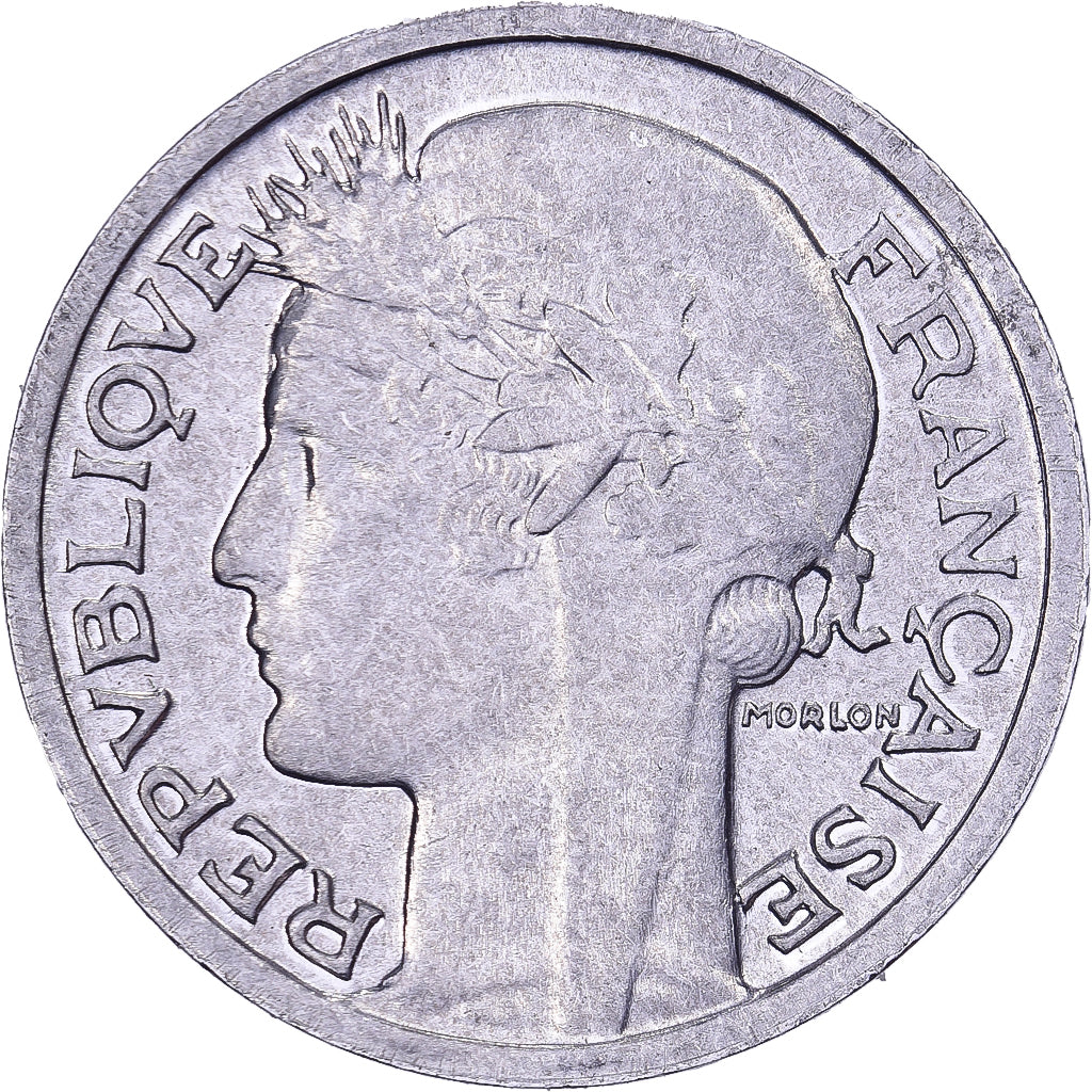 Frankrijk, 50 Centimes, Morlon, 1945, Paris, Aluminium, PR, KM:894.1a