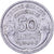 Francia, 50 Centimes, Morlon, 1945, Castelsarrasin, Alluminio, BB+, KM:894.3a