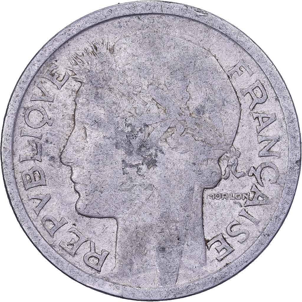 França, Franc, Morlon, 1941, Alumínio, EF(40-45), KM:885a.1