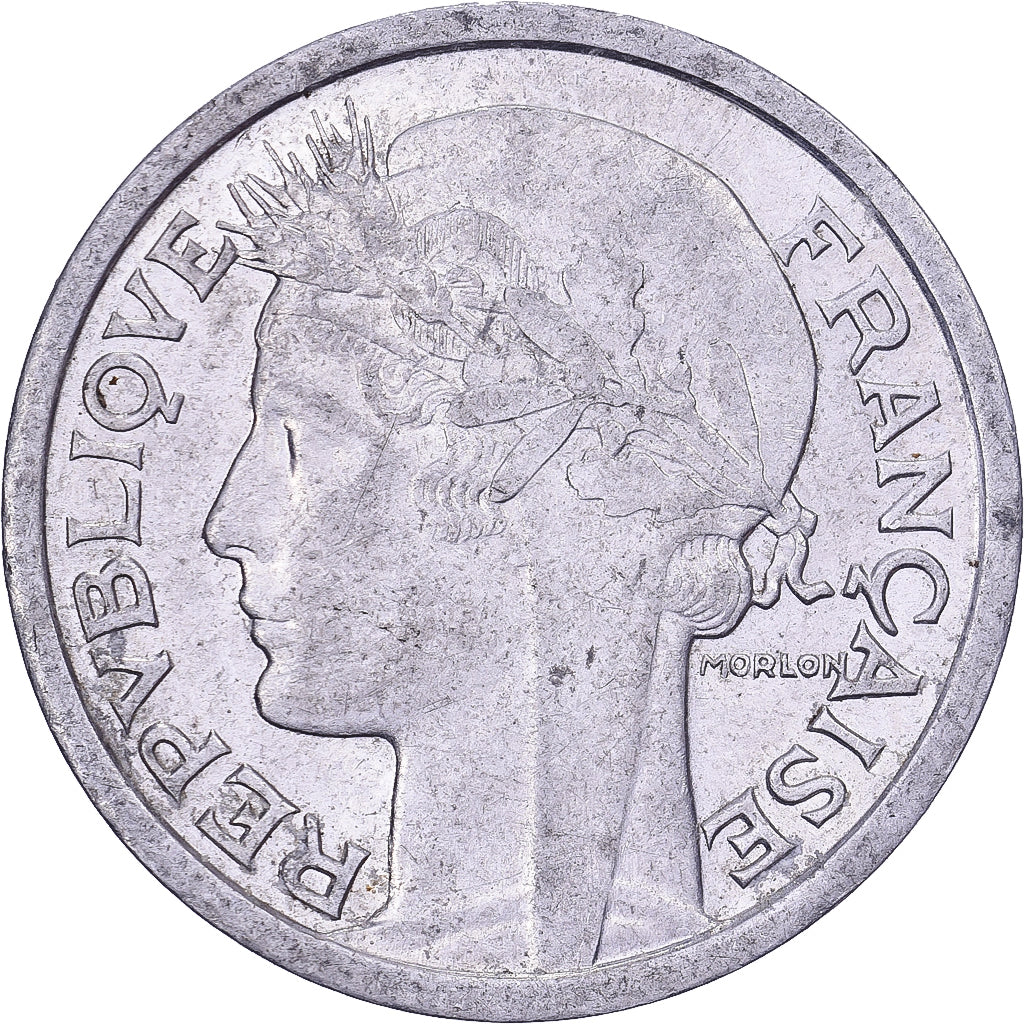 França, Franc, Morlon, 1946, Beaumont le Roger, Alumínio, EF(40-45)