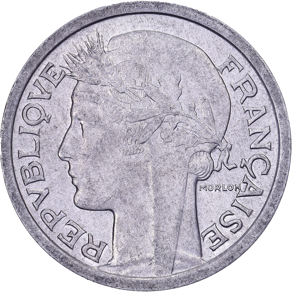 Frankrijk, Franc, Morlon, 1949, Beaumont - Le Roger, Aluminium, ZF+, KM:885a.2