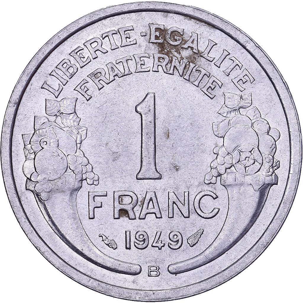 França, Franc, Morlon, 1949, Beaumont - Le Roger, Alumínio, EF(40-45)