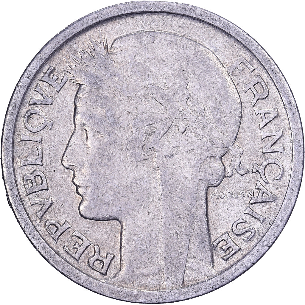 Frankrijk, Franc, Morlon, 1944, Castelsarrasin, Aluminium, ZF, KM:885a.3