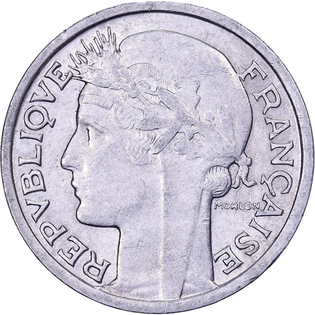 Frankrijk, 50 Centimes, Morlon, 1946, Beaumont - Le Roger, Aluminium, ZF+