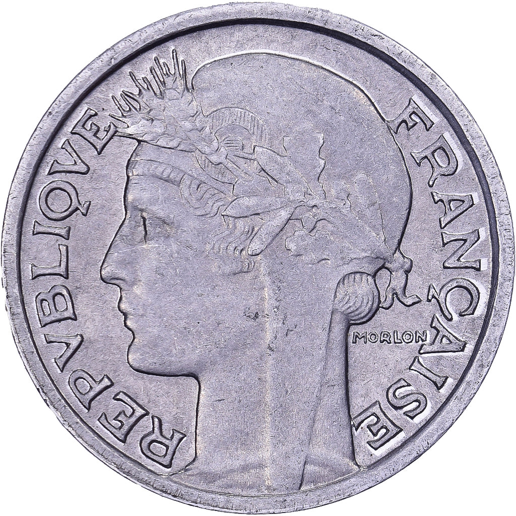 Frankrijk, 50 Centimes, Morlon, 1947, Paris, Aluminium, ZF+, KM:894.1a