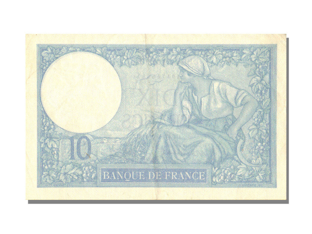 Biljet, Frankrijk, 10 Francs, 10 F 1916-1942 ''Minerve'', 1940, 1940-10-17, SPL