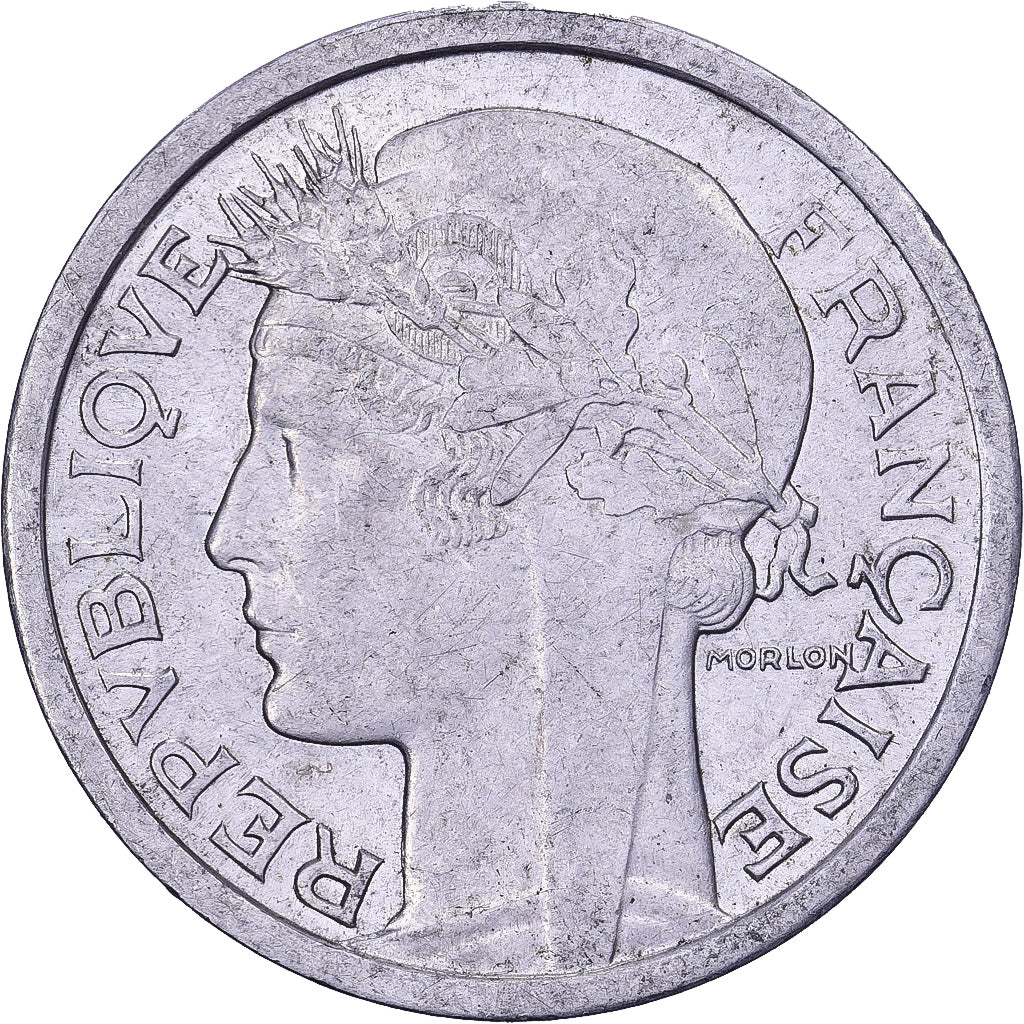 Frankreich, Franc, Morlon, 1947, Aluminium, SS, KM:885a.1