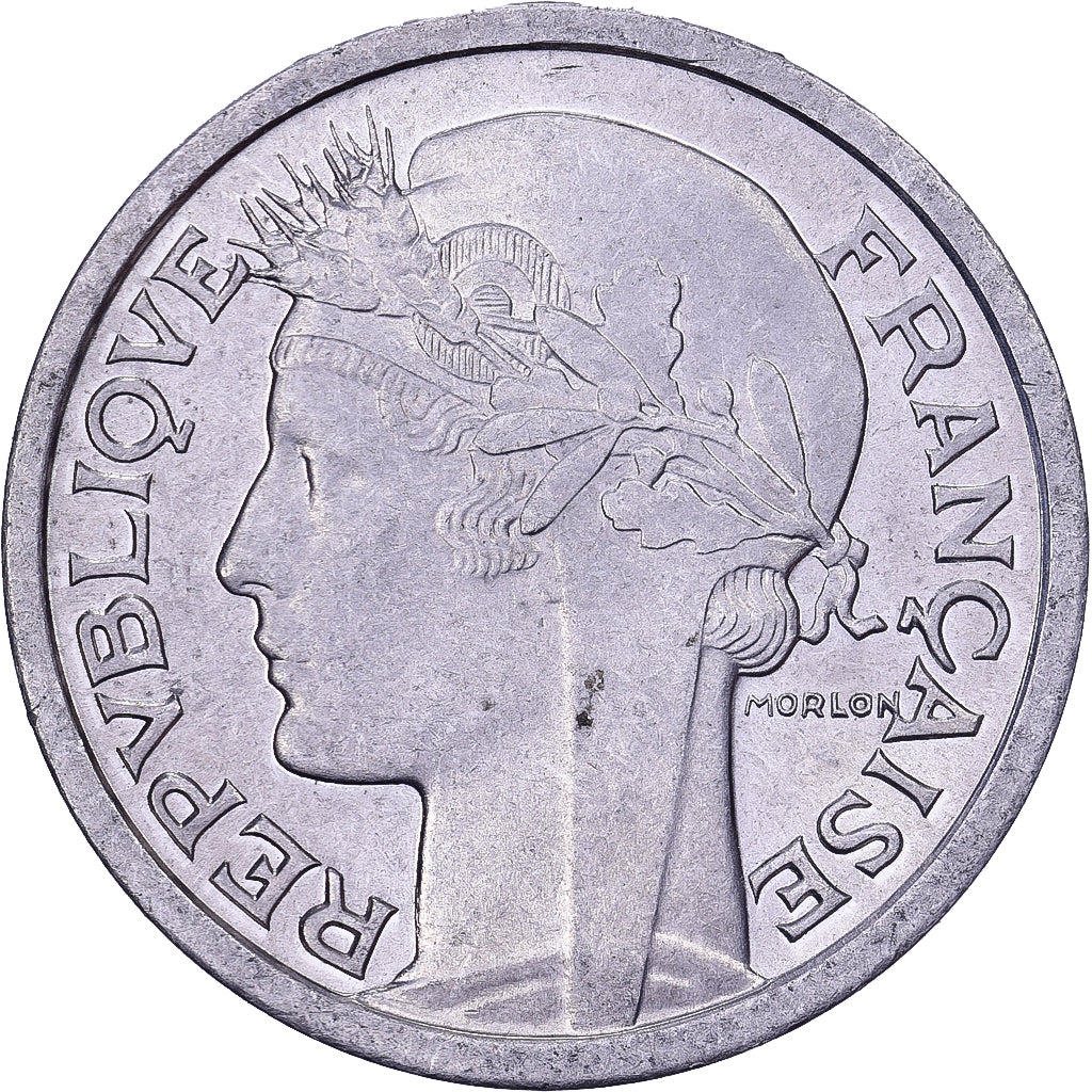 France, Franc, Morlon, 1959, Aluminum, AU(55-58), KM:885a.1