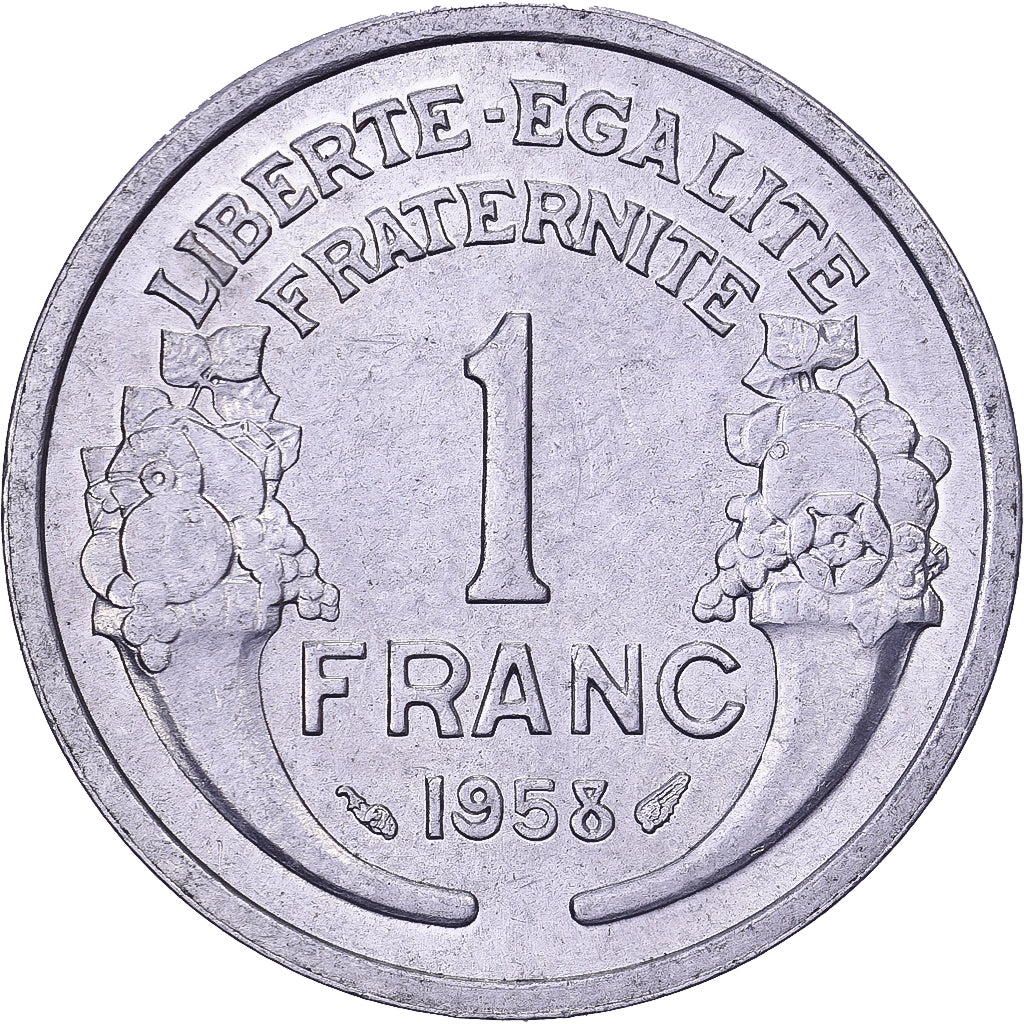 Frankreich, Franc, Morlon, 1958, Aluminium, VZ, KM:885a.1