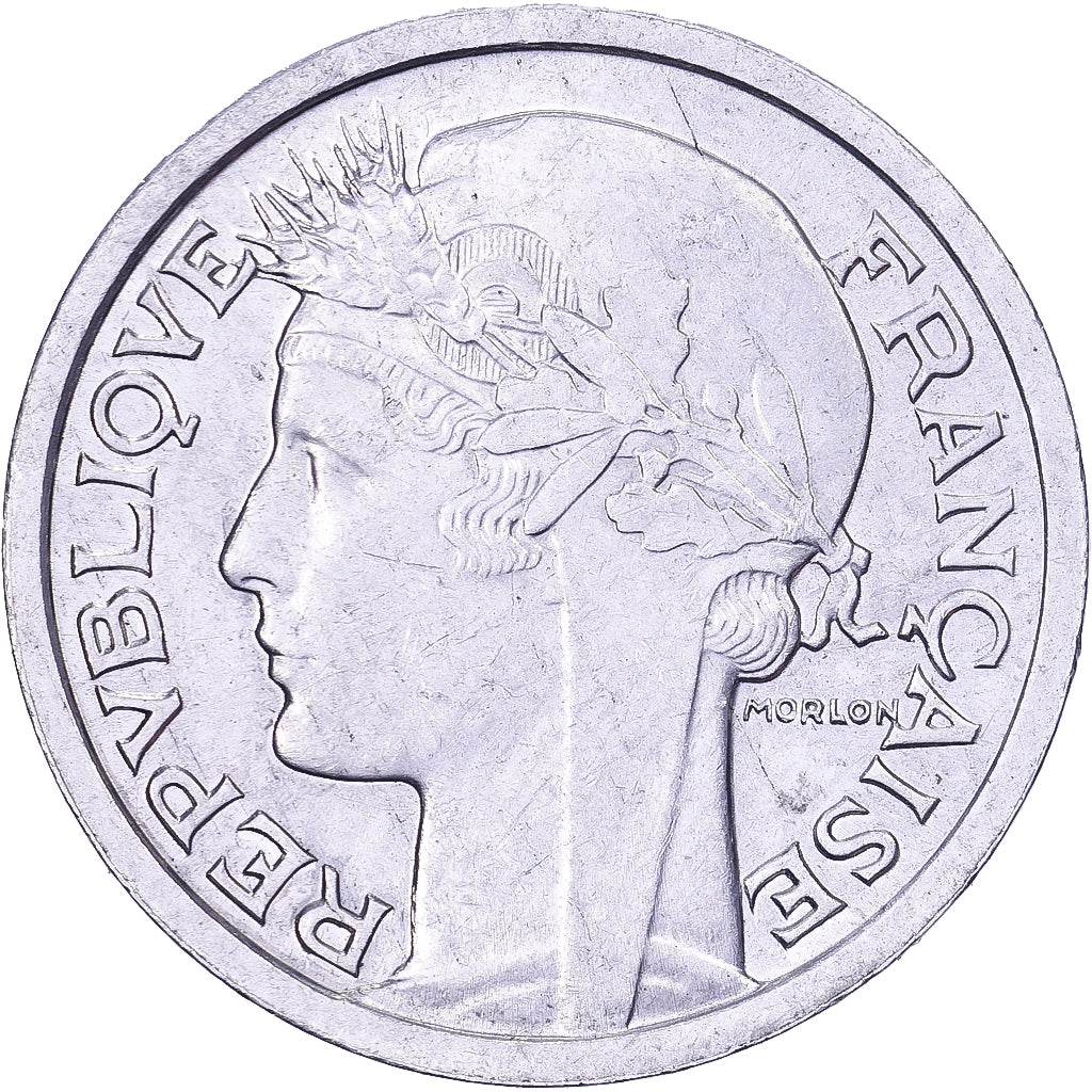 Francia, Franc, Morlon, 1958, Aluminio, EBC, KM:885a.1