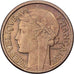 Francja, Franc, Morlon, 1941, Aluminium-Brąz, AU(55-58), KM:885
