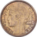 Francja, Franc, Morlon, 1931, Aluminium-Brąz, EF(40-45), KM:885
