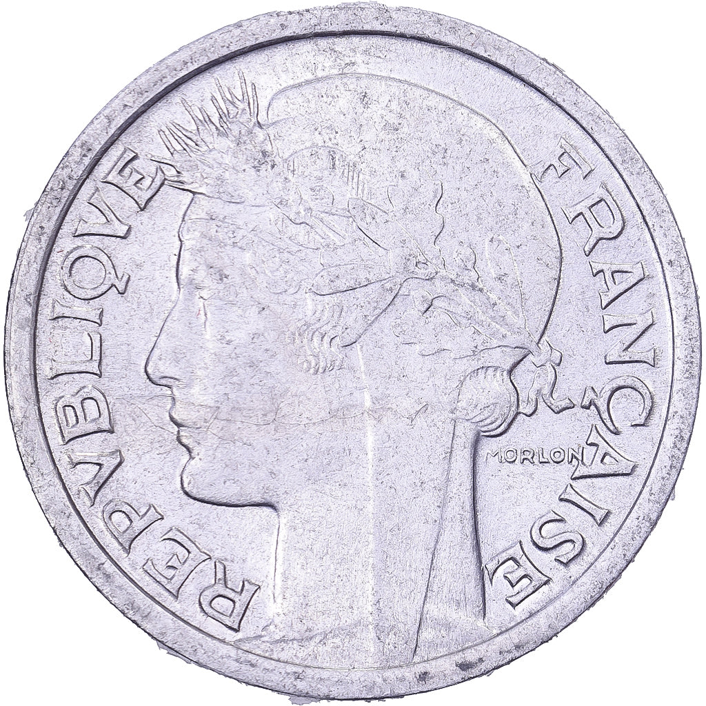 Frankreich, Franc, Morlon, 1946, Aluminium, SS, KM:885a.1