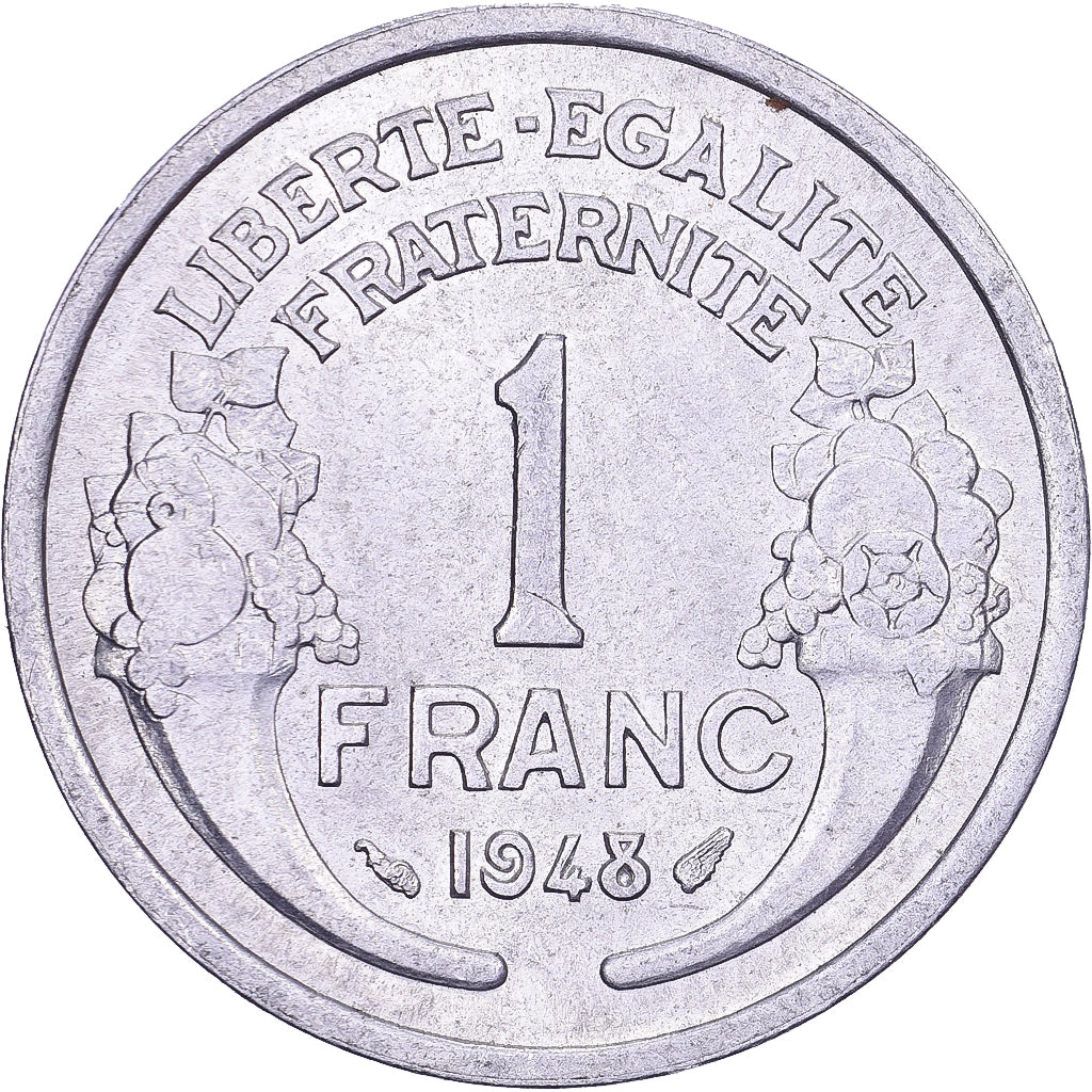 Frankreich, Franc, Morlon, 1948, Aluminium, VZ, KM:885a.1