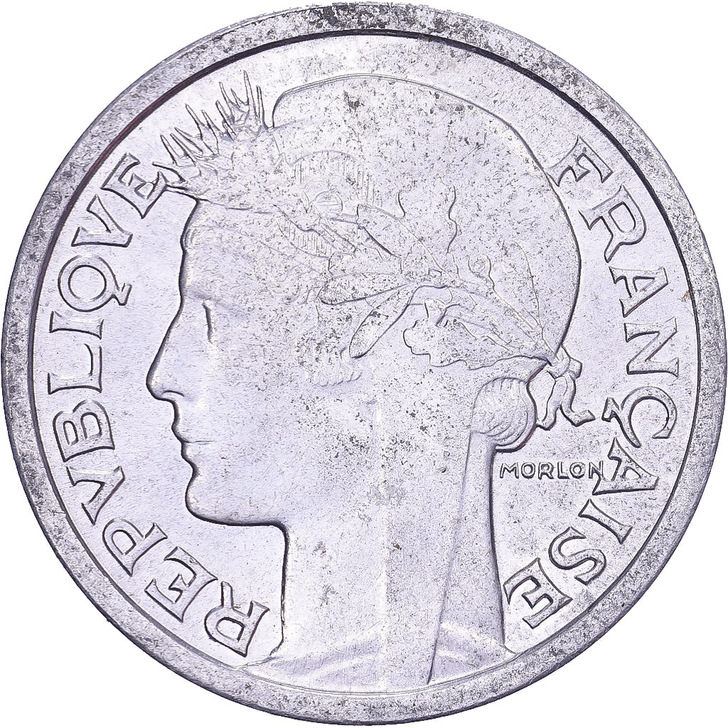 France, Franc, Morlon, 1958, Aluminum, MS(63), KM:885a.1