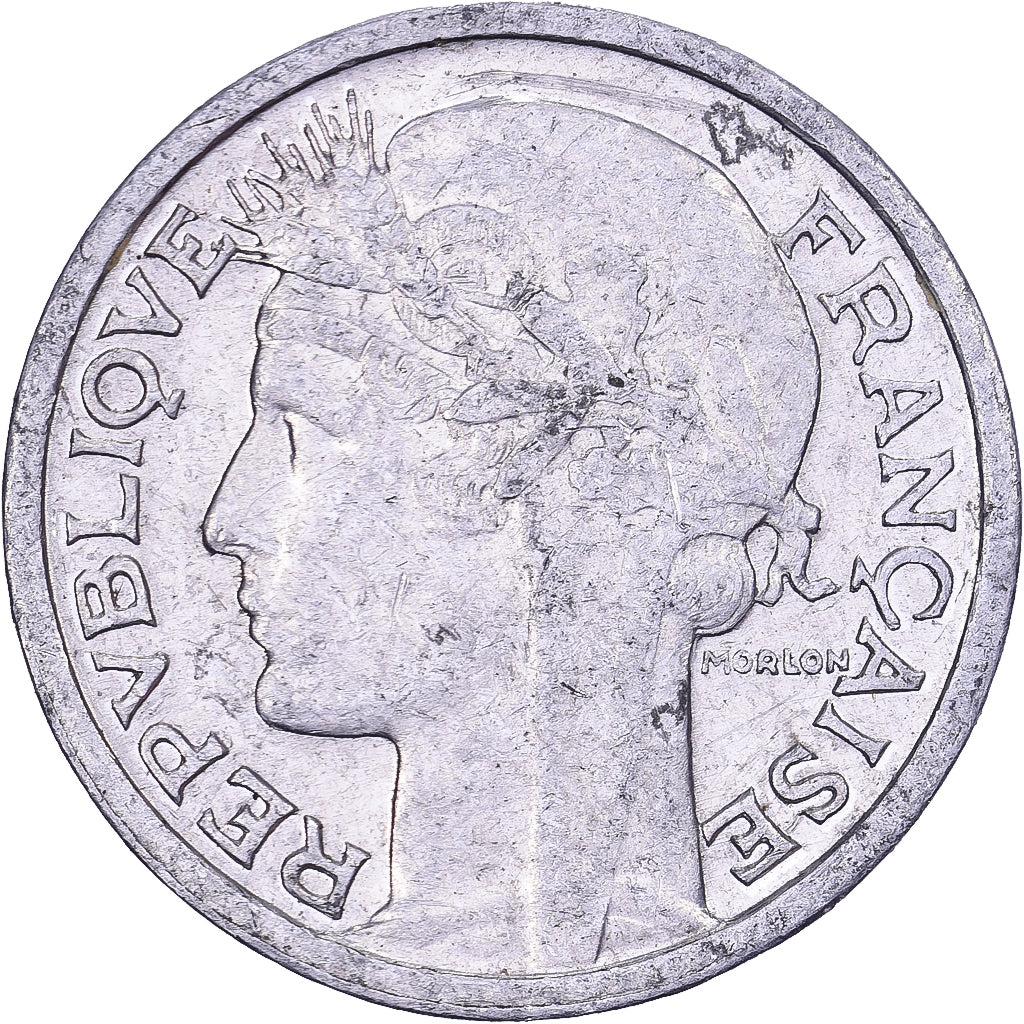 Francia, 50 Centimes, Morlon, 1945, Beaumont - Le Roger, Alluminio, SPL-